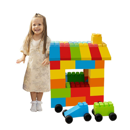 Jumbo Plastic Building Blocks Set