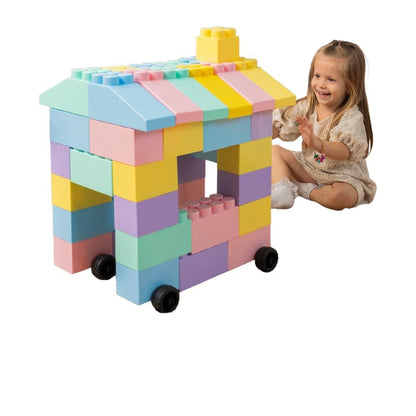 Jumbo Plastic Building Blocks Set