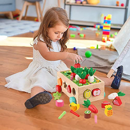 KMTJT Toddlers Montessori Wooden Educational Toys