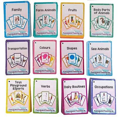 English Word Flash Cards for Preschool Learning