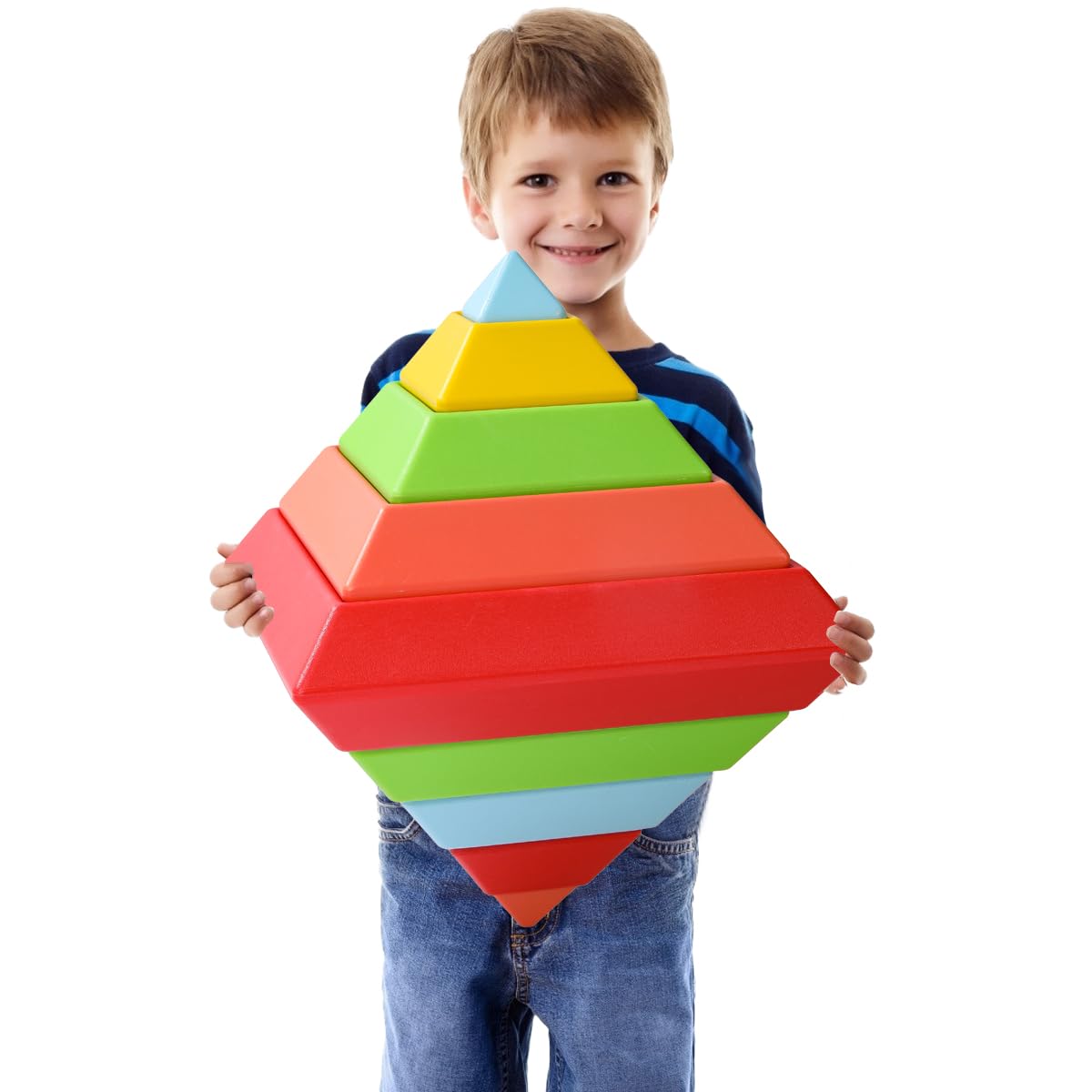 30-Piece Large Building Blocks Set