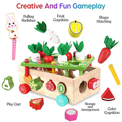 KMTJT Toddlers Montessori Wooden Educational Toys