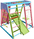 6-in-1 Wooden Indoor Playground Climber for Kids