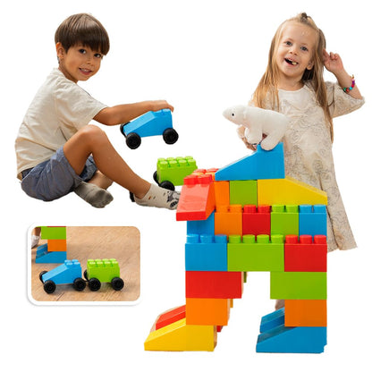 Jumbo Plastic Building Blocks Set