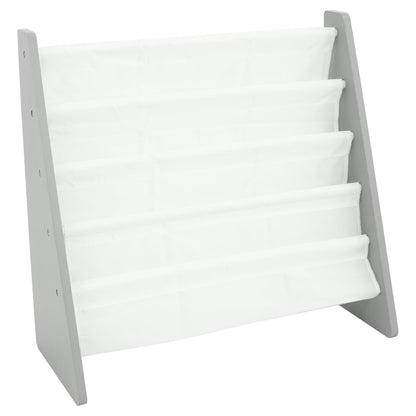 4-Tier Kids Sling Bookshelf Organizer