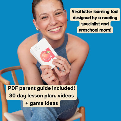 Phonics Alphabet Flash Cards for Preschool Kids
