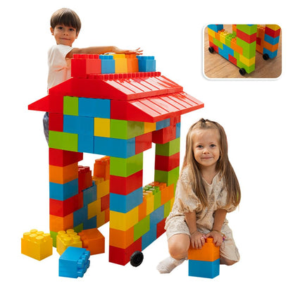 Jumbo Plastic Building Blocks Set