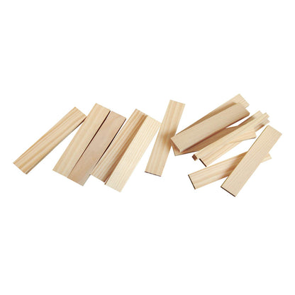 400-Piece Wooden Building Planks Set