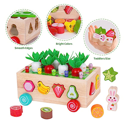 KMTJT Toddlers Montessori Wooden Educational Toys