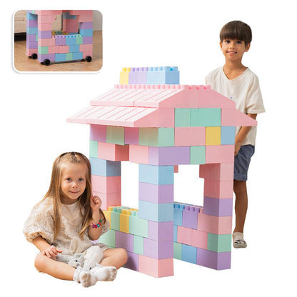 Jumbo Plastic Building Blocks Set