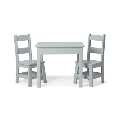 Melissa & Doug Solid Wood Table & Chairs