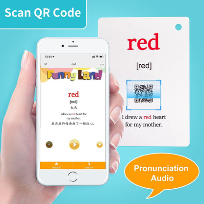 English Word Flash Cards for Preschool Learning