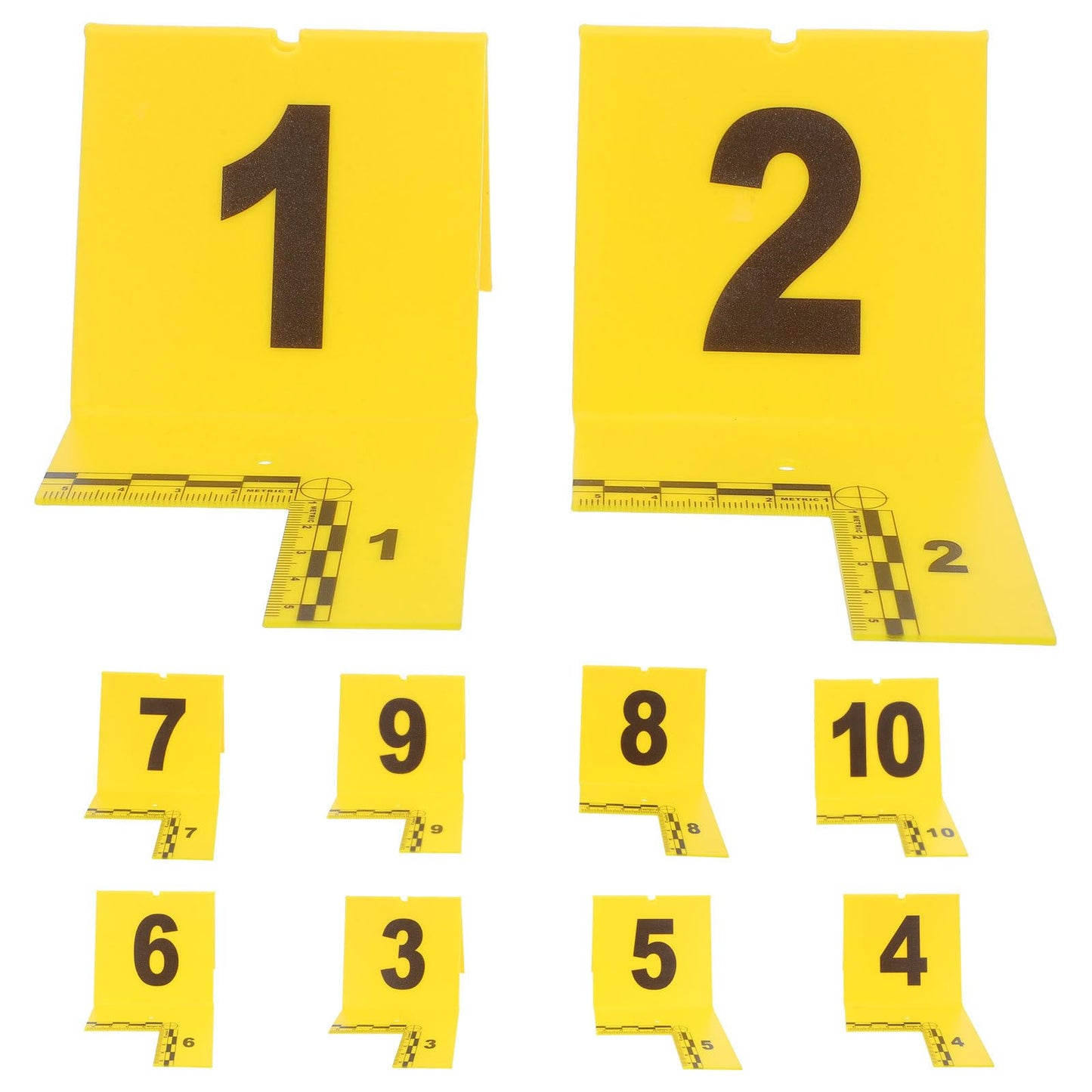 Crime Scene Evidence Markers for Detective Games