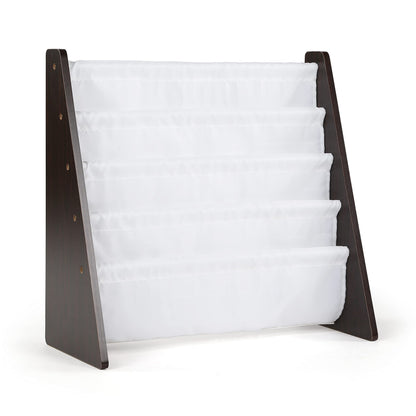 4-Tier Kids Sling Bookshelf Organizer