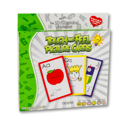 Touch and Feel Alphabet Flash Cards for Toddlers
