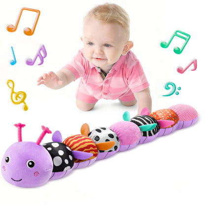 Musical Sensory Caterpillar Toy for Babies