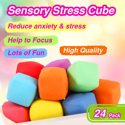 24-Pack Slow Rising Squishy Fidget Toys for Kids