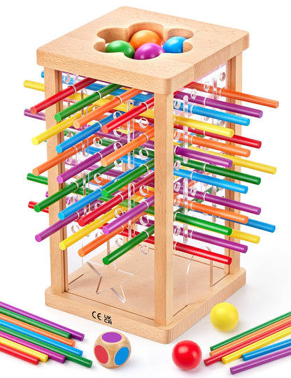 Montessori Wooden Math Board Game for Kids 3+