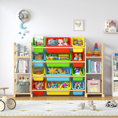 Large Kids Toy Storage Organizer with Shelves & Bins