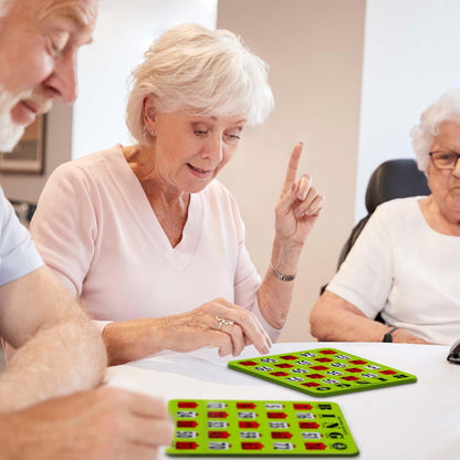 Large Print Bingo Cards with Sliding Windows