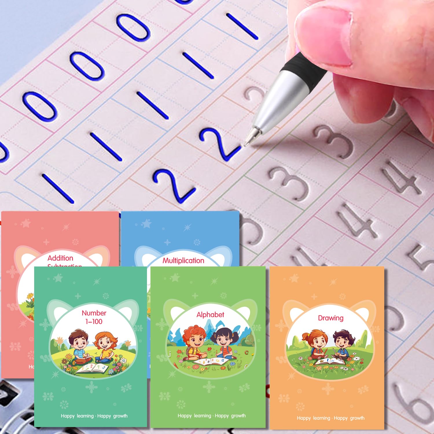 Reusable Handwriting Practice Book for Kids