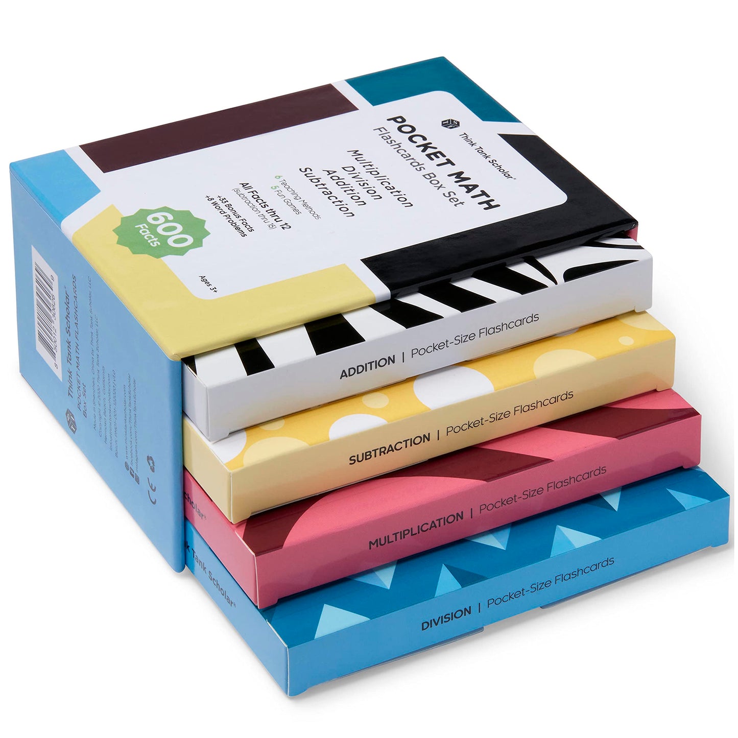 Jumbo Math Flash Cards Learning Set for Kids
