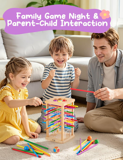 Montessori Wooden Math Board Game for Kids 3+