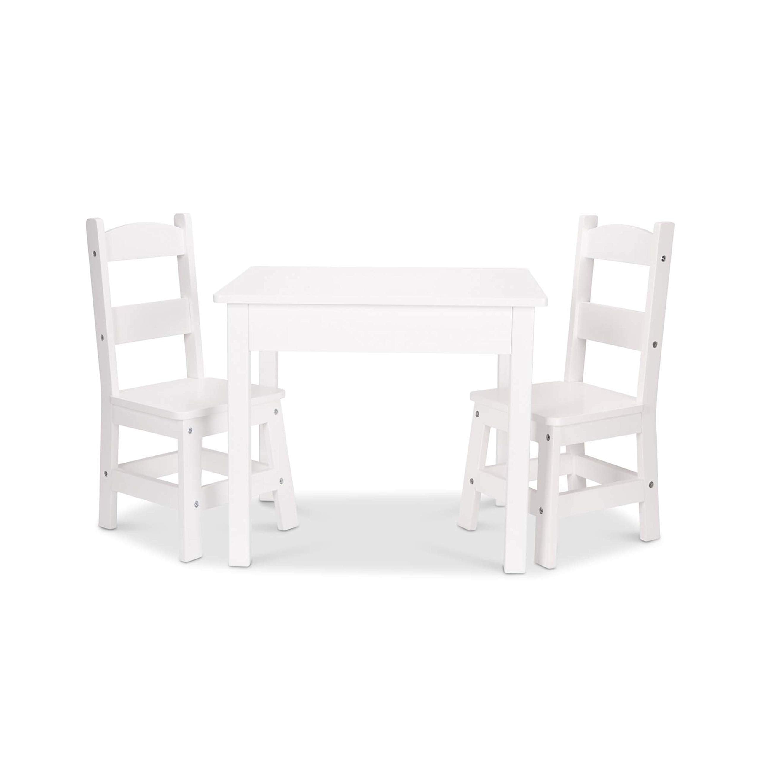 Melissa & Doug Solid Wood Table & Chairs