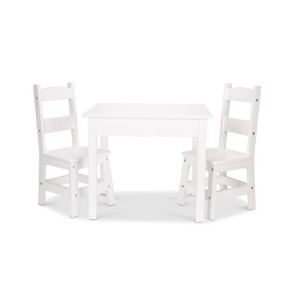Melissa & Doug Solid Wood Table & Chairs