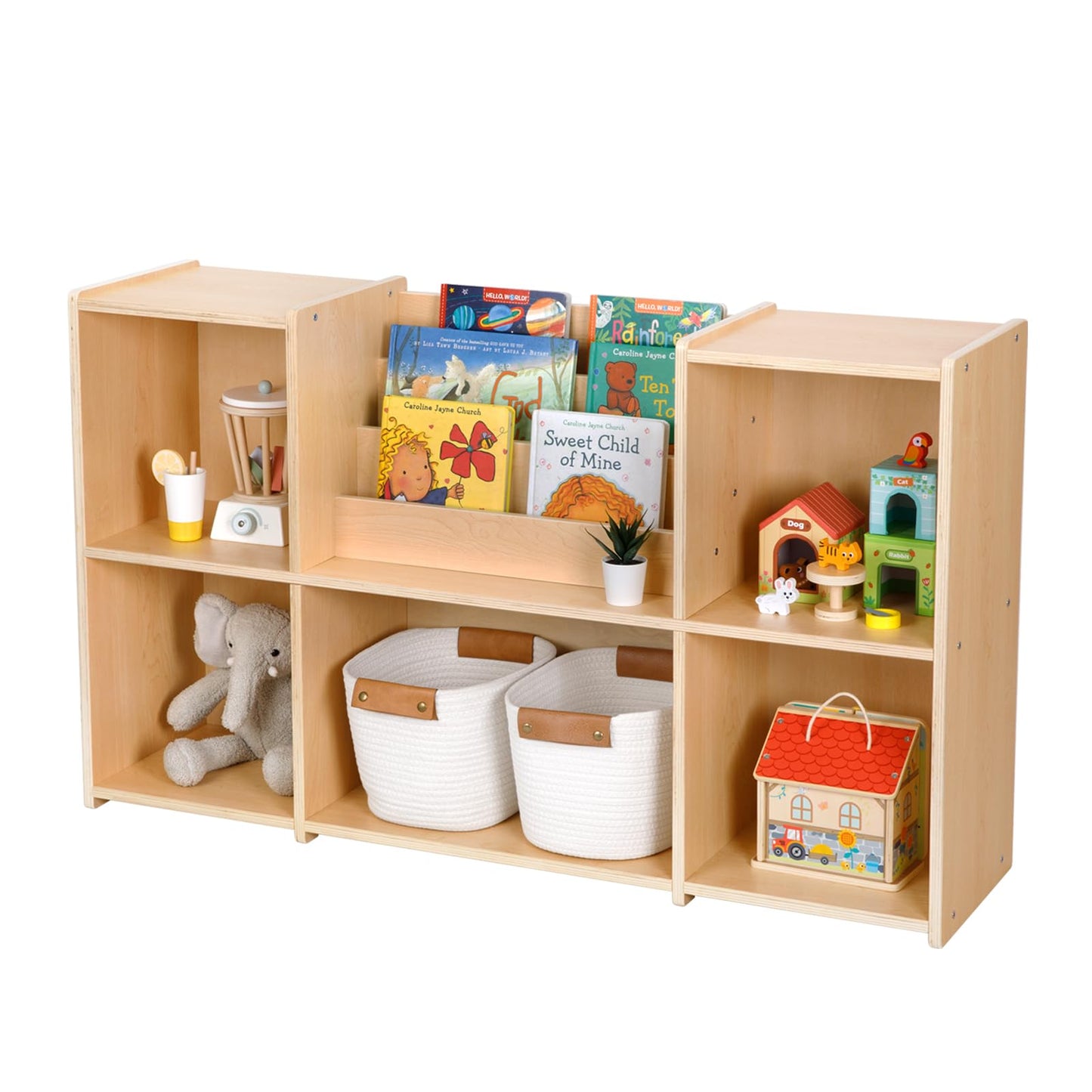 Montessori Kids Shelf Organizer