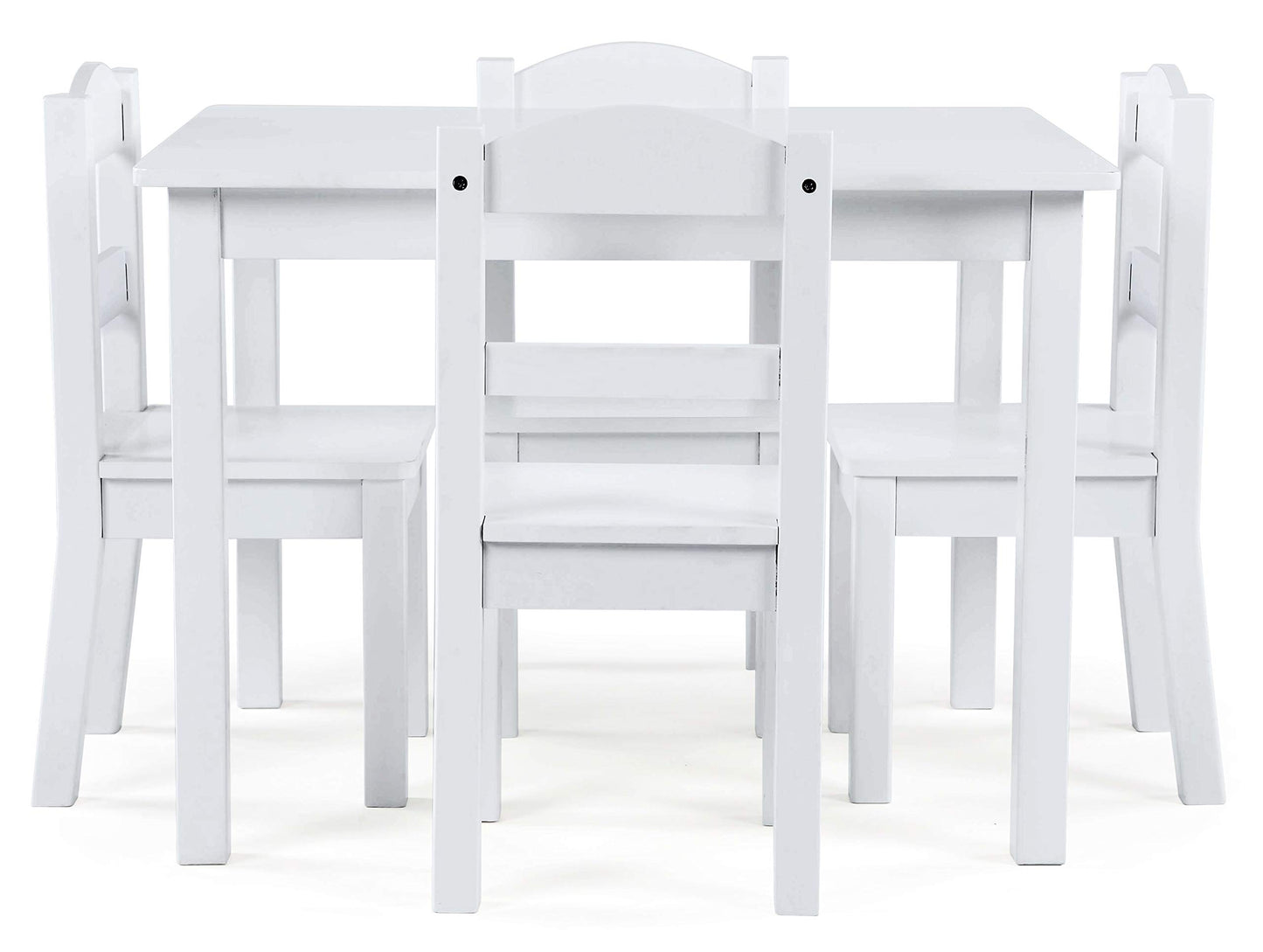 Humble Crew Kids Wood Table & 4 Chairs Set, Toddler