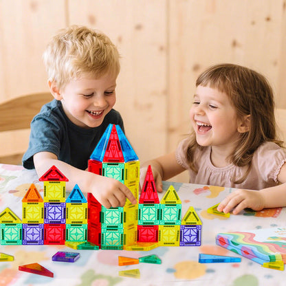Magnetic Building Tiles STEM Learning Set