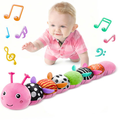 Musical Sensory Caterpillar Toy for Babies