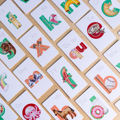 Phonics Alphabet Flash Cards for Preschool Kids