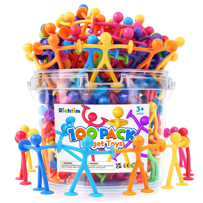 100-Pack Stretchy Suction Fidget Toys for Kids