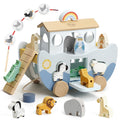 Wooden Noah's Ark Montessori Toy