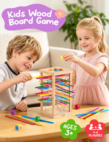 Montessori Wooden Math Board Game for Kids 3+