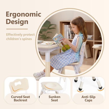 Kinder King Kids Table & 4 Chairs Set