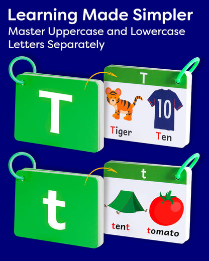 ABC Alphabet Flash Cards for Kids Ages 3-6