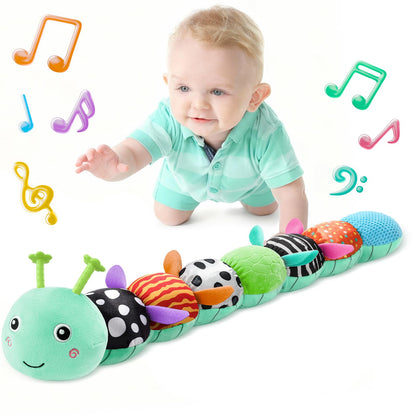 Musical Sensory Caterpillar Toy for Babies