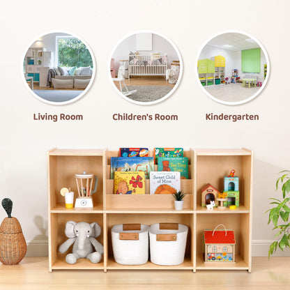 Montessori Kids Shelf Organizer