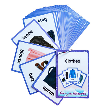 English Word Flash Cards for Preschool Learning
