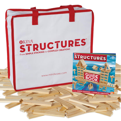 400-Piece Wooden Building Planks Set