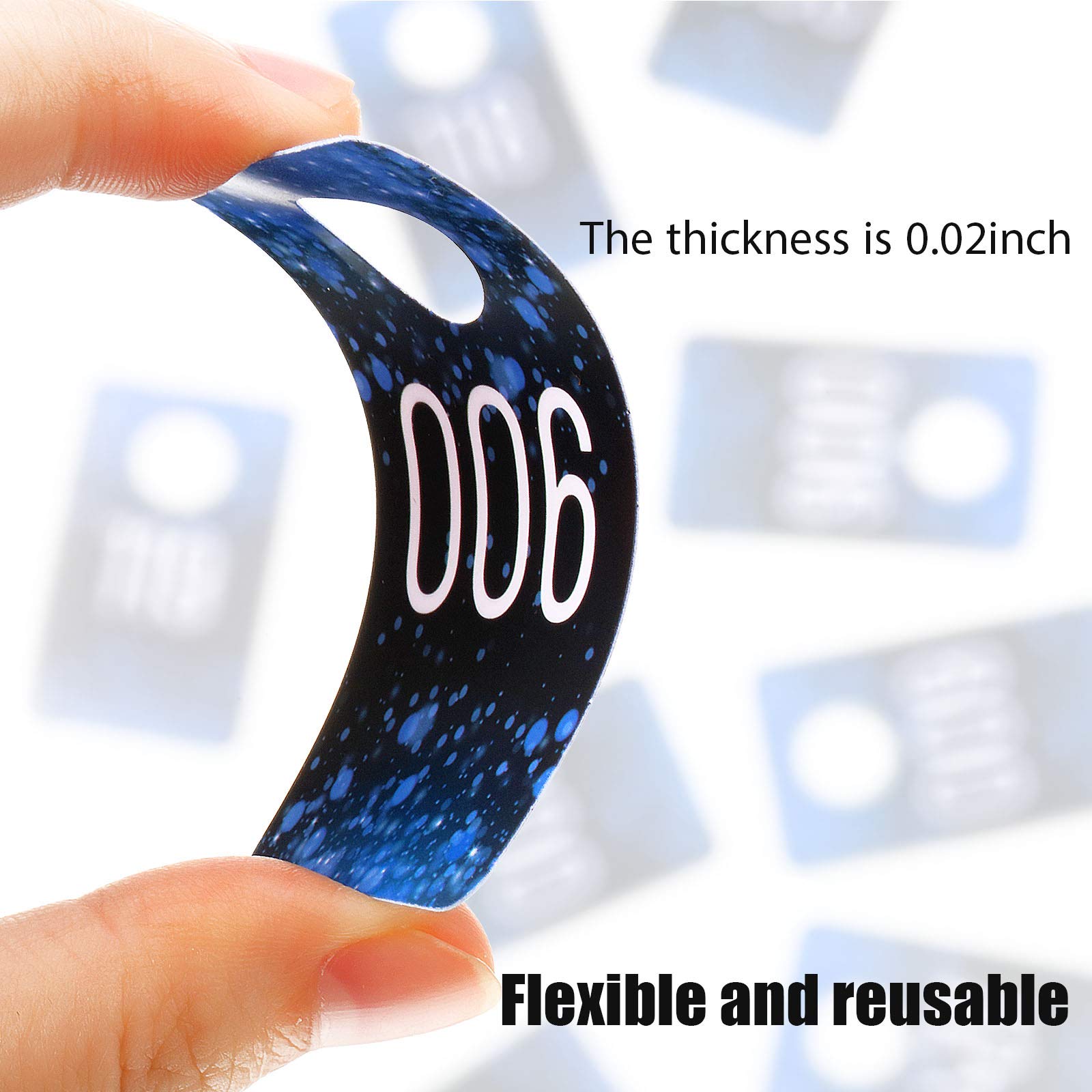 Reusable Number Tags for Kids Learning