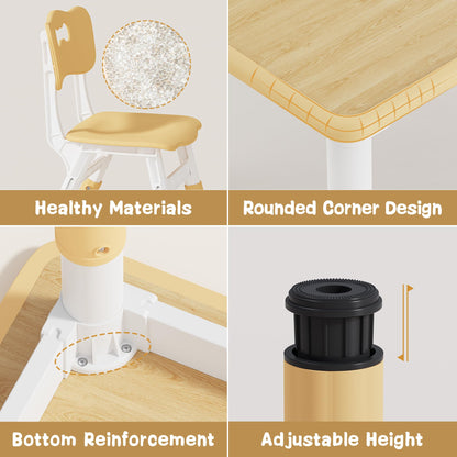 Adjustable Toddler Table and Chair Set