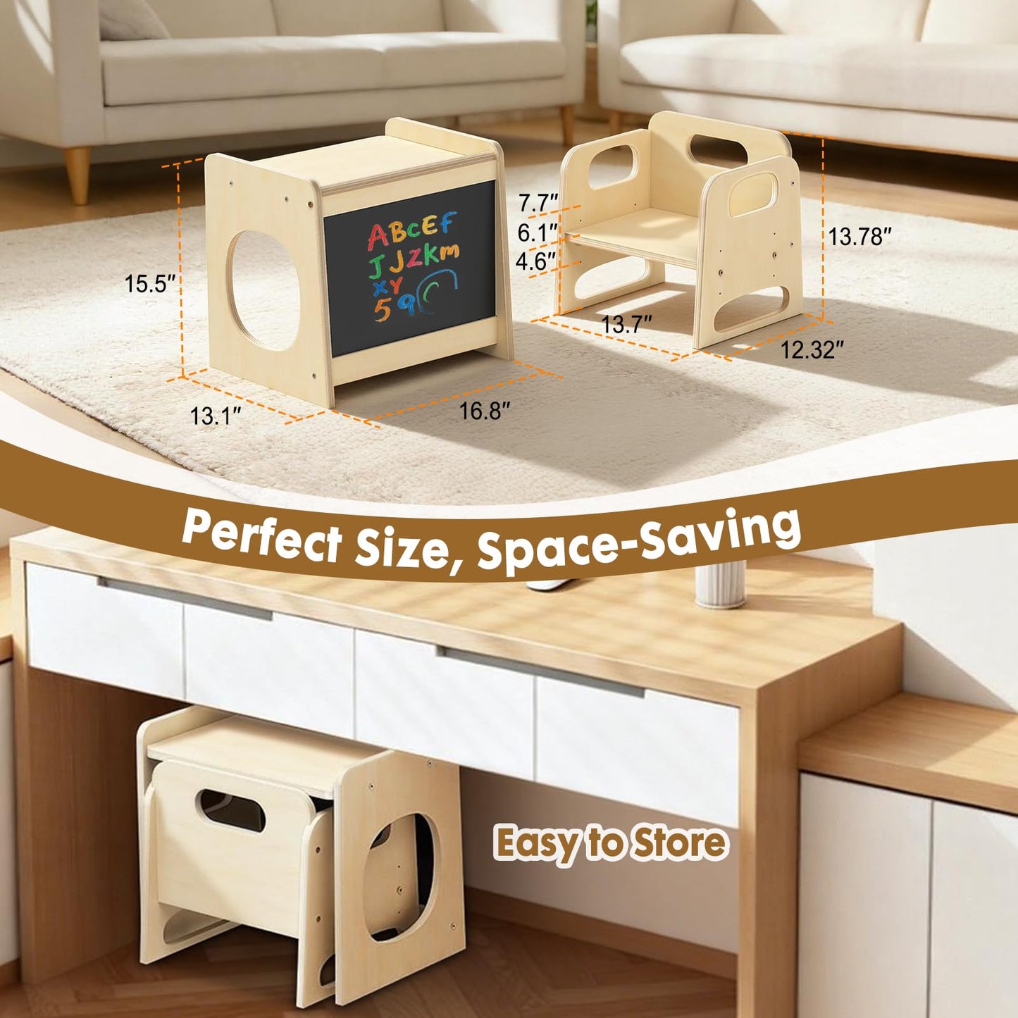 Montessori Toddler Table and Chair Set