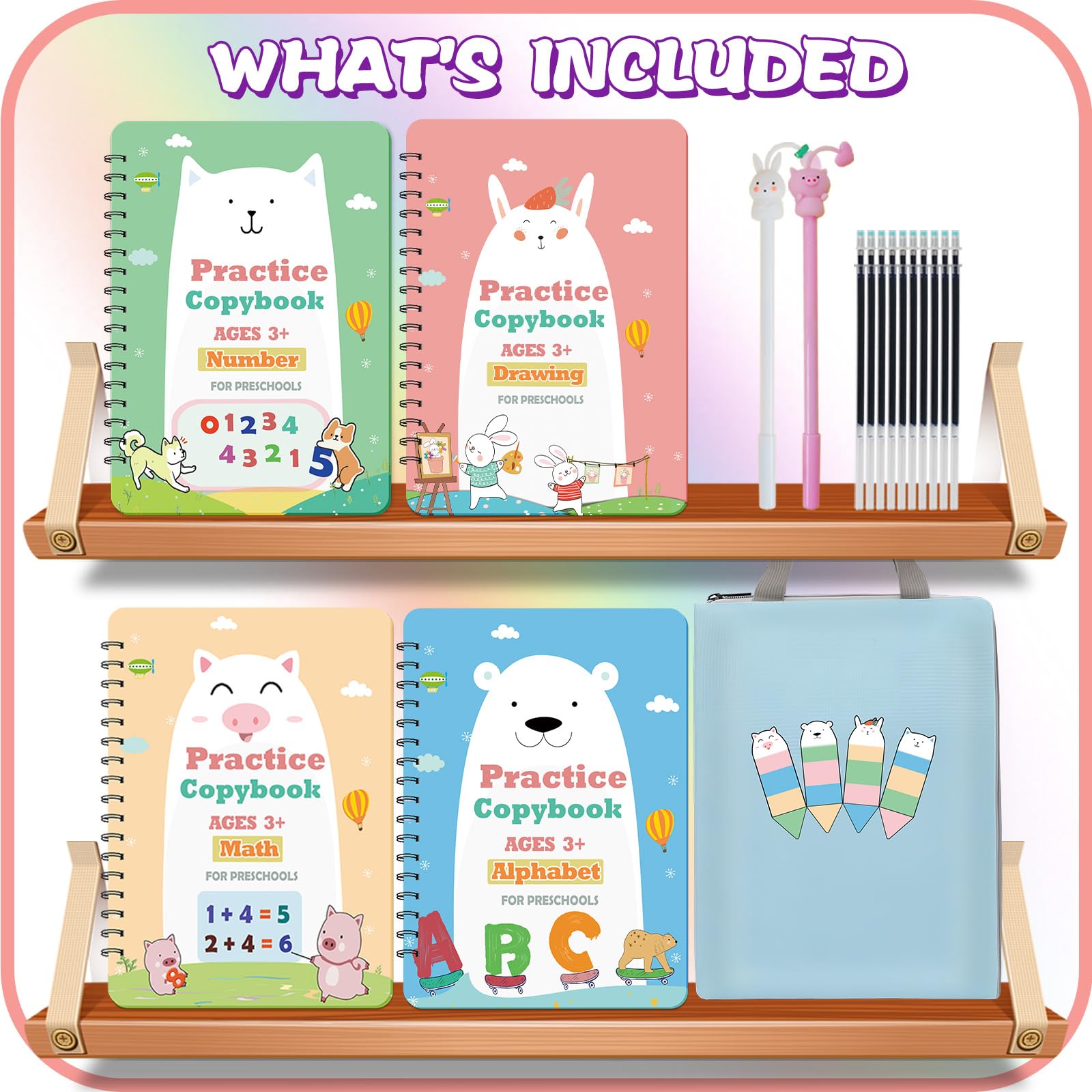 Reusable Handwriting Practice Book for Kids