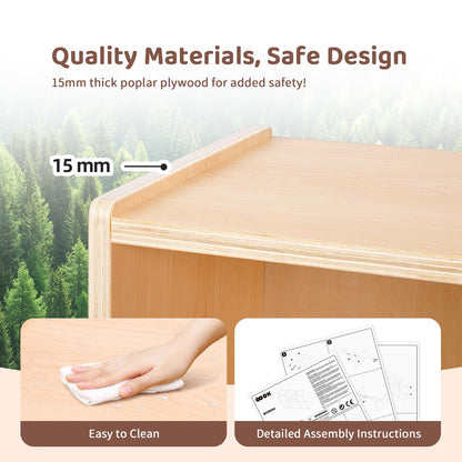 Montessori Kids Shelf Organizer