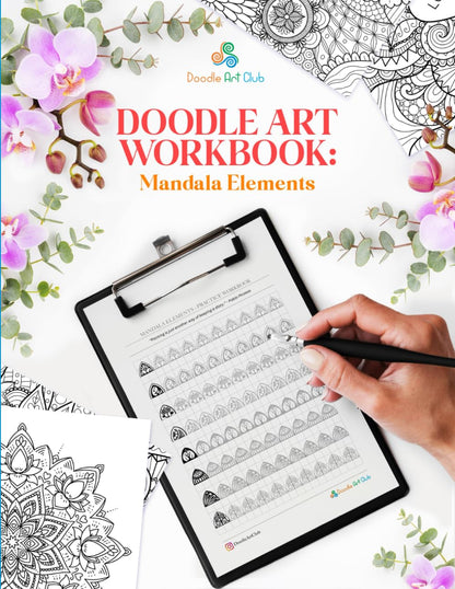 Mandala Tracing Practice Workbook for Kids