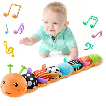 Musical Sensory Caterpillar Toy for Babies
